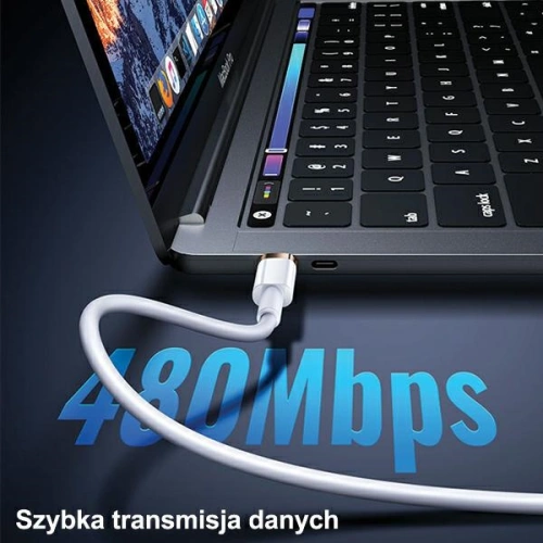 Kup Cablul USAMS U63 USB-C la Lightning 1,2m 20W PD Încărcare Rapidă negru/black SJ484USB01 - USA407BLK - {ean13} - Sklep Home Screen