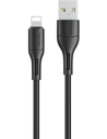 Cablu USAMS U68 lightning 2A Încărcare rapidă 1m negru/black SJ500USB01