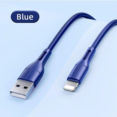 Kup Cablu USAMS U68 lightning 2A Încărcare rapidă 1m albastru/SKY SJ500USB03 - USA412BLU - {ean13} - Sklep Home Screen