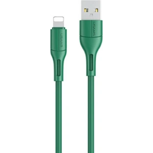 Kabel USAMS U68 lightning 2A Fast Charge 1m zielony/green SJ500USB04