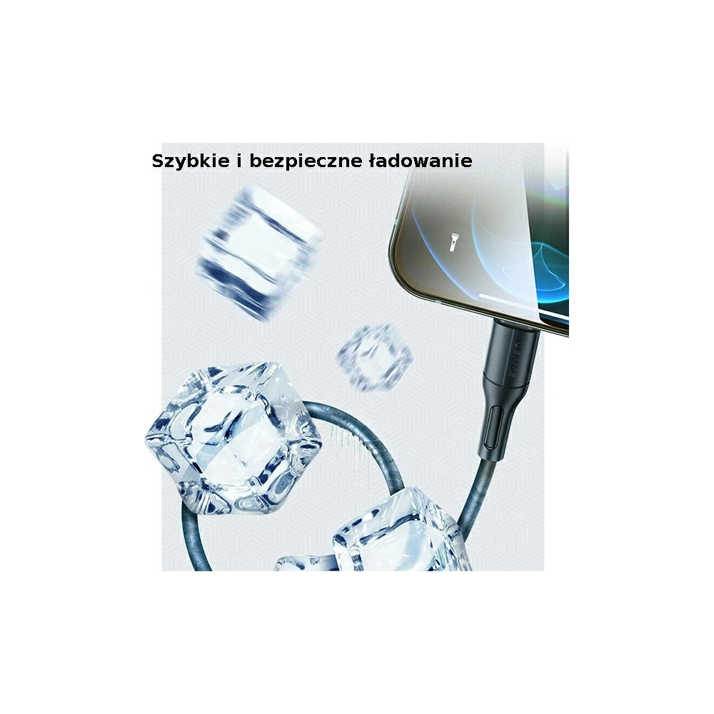 Kabel USAMS U68 lightning 2A Fast Charge 1m zielony/green SJ500USB04