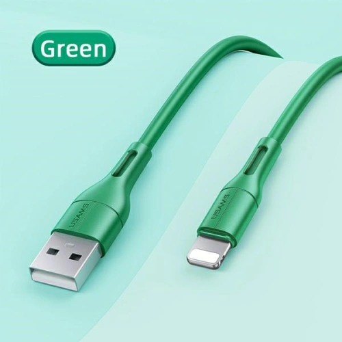 Kup Kabel USAMS U68 lightning 2A Fast Charge 1m zielony/green SJ500USB04 - USA413GRN - {ean13} - Sklep Home Screen
