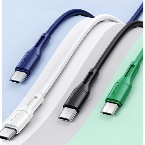 Kup Kabel USAMS U68 microUSB 2A Fast Charge 1m bílý/white SJ502USB02 - USA414WHT - {ean13} - Sklep Home Screen