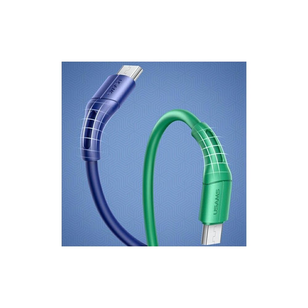 Kabel USAMS U68 microUSB 2A Fast Charge 1m biały/white SJ502USB02