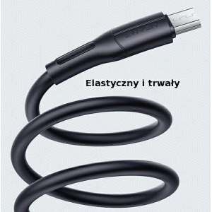 Kabel USAMS U68 microUSB 2A rychlé nabíjení 1m černý/black SJ502USB01