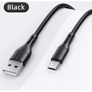 USAMS Cable U68 microUSB 2A Fast Charge 1m black SJ502USB01 (US-SJ502)