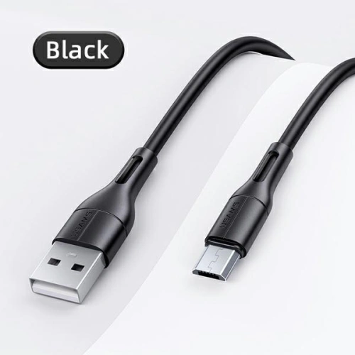 Kup Cablul USAMS U68 microUSB 2A Încărcare Rapidă 1m negru/black SJ502USB01 - USA415BLK - {ean13} - Sklep Home Screen