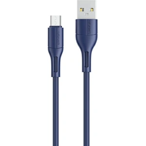 Cablul USAMS U68 microUSB 2A Încărcare Rapidă 1m albastru/SJ502USB03