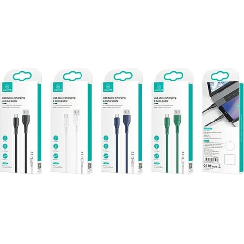 Kup Cablul USAMS U68 microUSB 2A Încărcare Rapidă 1m albastru/SJ502USB03 - USA416BLU - {ean13} - Sklep Home Screen