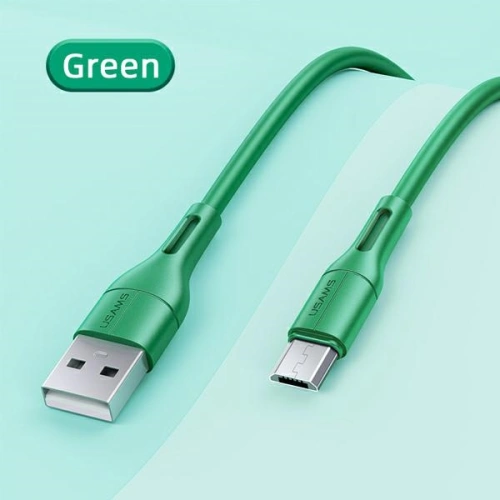 Kup USAMS U68 Mikro-USB-Kabel 2A Schnellladung 1m grün SJ502USB04 - USA417GRN - {ean13} - Sklep Home Screen