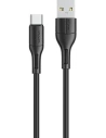 Kabel USAMS U68 USB-C 2A Rychlé nabíjení 1m černý/black SJ501USB01