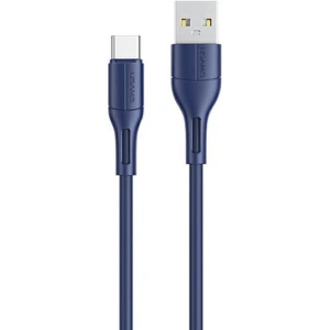 Cablu USAMS U68 USB-C 2A Încărcare Rapidă 1m albastru/SJ501USB03