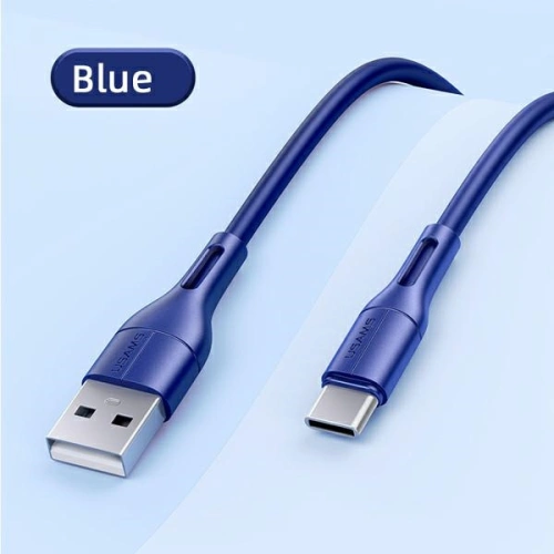 Kup Cablu USAMS U68 USB-C 2A Încărcare Rapidă 1m albastru/SJ501USB03 - USA420BLU - {ean13} - Sklep Home Screen