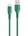 Cablul USAMS U68 USB-C 2A Încărcare Rapidă 1m verde/SJ501USB04
