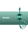 Kup Kabel USAMS U69 3w1 1m zelený/green (lightning/microUSB/USB-C) SJ508USB03 - USA424GRN - {ean13} - Sklep Home Screen