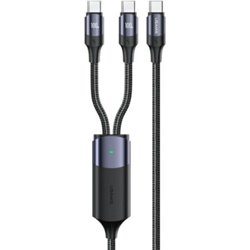Kup Kabel USAMS U71 2xUSB-C na USB-C 1,2m 100W PD Fast Charge černý/black SJ551USB01 - USA425BLK - {ean13} - Sklep Home Screen