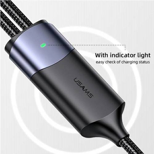Kup Kabel USAMS U71 2xUSB-C na USB-C 1,2m 100W PD Fast Charge černý/black SJ551USB01 - USA425BLK - {ean13} - Sklep Home Screen