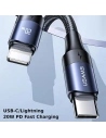 Kup Cablu USAMS U71 USB-C la Lightning 3m 20W PD Încărcare rapidă negru/SJ523USB01 - USA431BLK - {ean13} - Sklep Home Screen