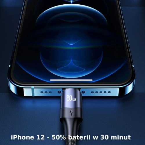 Kup Cablu USAMS U71 USB-C la Lightning 3m 20W PD Încărcare rapidă negru/SJ523USB01 - USA431BLK - {ean13} - Sklep Home Screen