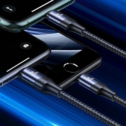 Kup Cablu USAMS U71 USB-C la Lightning 3m 20W PD Încărcare rapidă negru/SJ523USB01 - USA431BLK - {ean13} - Sklep Home Screen