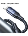Kup Cablu USAMS U71 USB-C la Lightning 3m 20W PD Încărcare rapidă negru/SJ523USB01 - USA431BLK - {ean13} - Sklep Home Screen