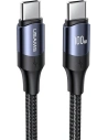 Kabel USAMS U71 USB-C auf USB-C 3m 100W PD Fast Charge schwarz SJ526USB01