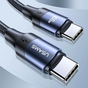 Kabel USAMS U71 USB-C auf USB-C 3m 100W PD Fast Charge schwarz SJ526USB01