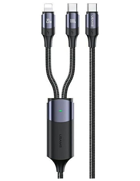 Kabel USAMS U71 USB-C/ Lighning na USB-C 1,2m 100W PD Fast Charge ...