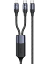 Kup Kabel USAMS U71 USB-C/Lightning na USB-C 1,2m 100W PD Fast Charge černý/black SJ550USB01 - USA435BLK - {ean13} - Sklep Home Screen