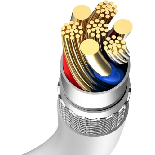 Buy USAMS Cable USB-C - Lightning 1,2m 2A white SJ191TL01 (US-SJ191) PD fast charge - USA438WHT - {ean13} - Home Screen Store Europe