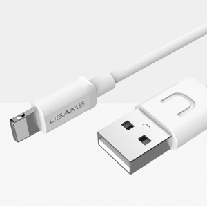 USAMS Cable U-Turn Lightning 1m white 2A IPUSBXD02 (US-SJ097)