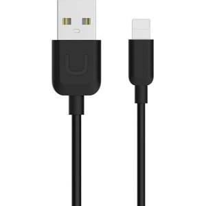 Cablu USAMS U-Turn lightning 1m negru/black 2A IPUSBXD01