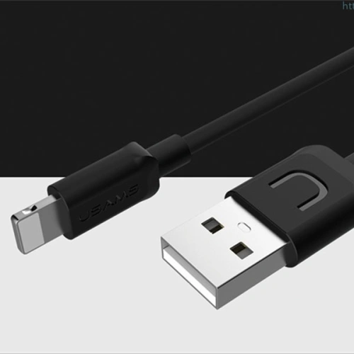 Kup Cablu USAMS U-Turn lightning 1m negru/black 2A IPUSBXD01 - USA440BLK - {ean13} - Sklep Home Screen