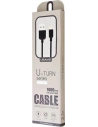 Kup Cablu USAMS U-Turn lightning 1m negru/black 2A IPUSBXD01 - USA440BLK - {ean13} - Sklep Home Screen