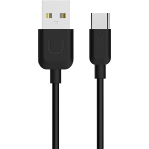 Cablu USAMS U-Turn USB-C 1m negru/black 2A TCUSBXD01