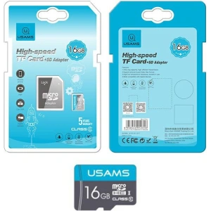 Kup Karta pamięci USAMS 16GB 10C + adapter ZB117TF01 - USA445 - {ean13} - Sklep Home Screen