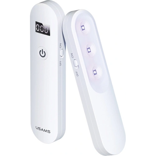 Kup Lampa de dezinfectare mini UV-C USAMS sterilizator manual alb ZB159XDD01 - USA448WHT - {ean13} - Sklep Home Screen