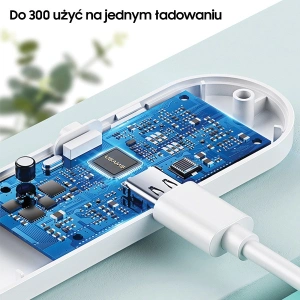 Kup Dezinfekční lampa mini UV-C USAMS ruční sterilizátor bílá/white ZB159XDD01 - USA448WHT - {ean13} - Sklep Home Screen
