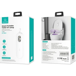 Kup Lampa na dezinfekci toalety UV-C USAMS ruční sterilizátor bílá/white ZB210XDH01 - USA449WHT - {ean13} - Sklep Home Screen