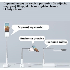 Kup Multifunktionale LED-Lampe USAMS Live Show weiß/white ZB20901 - USA450WHT - {ean13} - Sklep Home Screen
