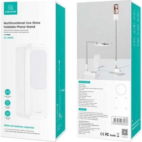 Buy USAMS LED Lamp Live Show white ZB20901 (US-ZB209) - USA450WHT - {ean13} - Home Screen Store Europe
