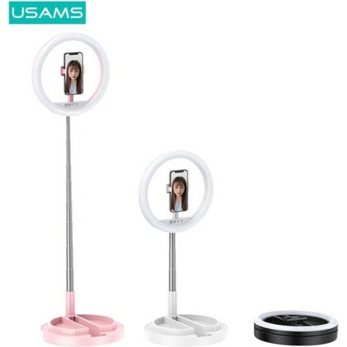 Buy USAMS LED ring lamp white ZB120ZJ02 (US-ZB120) - USA451WHT - {ean13} - Home Screen Store Europe