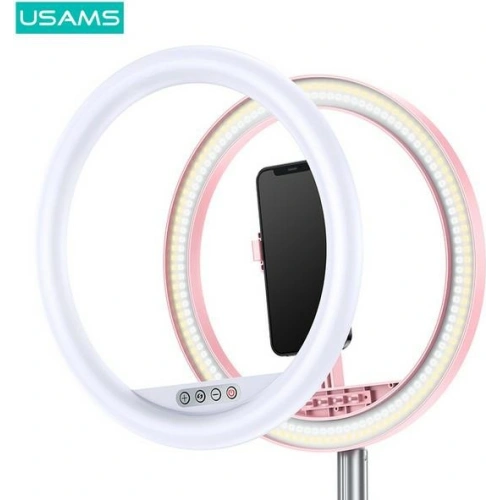 Buy USAMS LED ring lamp white ZB120ZJ02 (US-ZB120) - USA451WHT - {ean13} - Home Screen Store Europe