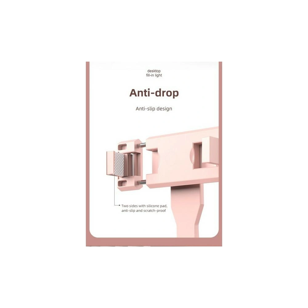 Lampa pierścieniowa LED ring USAMS różowy/pink ZB120ZJ03