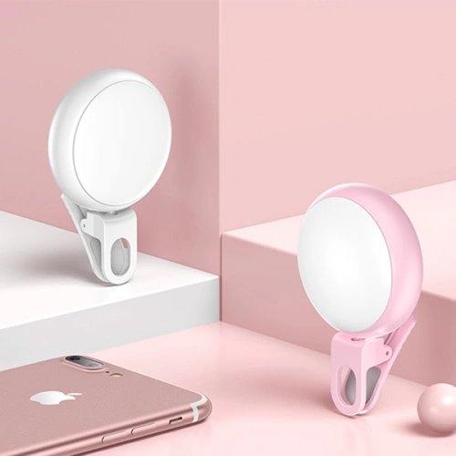 Kup Lampka LED USAMS do Selfie różowy/pink ZB55D01 - USA455PNK - {ean13} - Sklep Home Screen