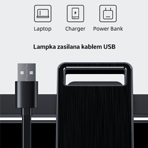 Buy USAMS Notebook LED Lamp U-View Series black ZB236PMD01 (US-ZB236) - USA456BLK - {ean13} - Home Screen Store Europe