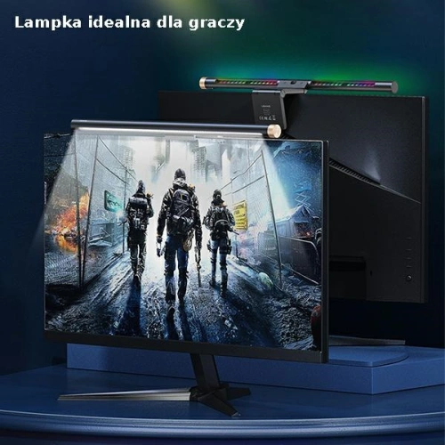 Kup Lampă LED pentru monitor USAMS Starry Serie, neagră ZB224PMD01 - USA457BLK - {ean13} - Sklep Home Screen