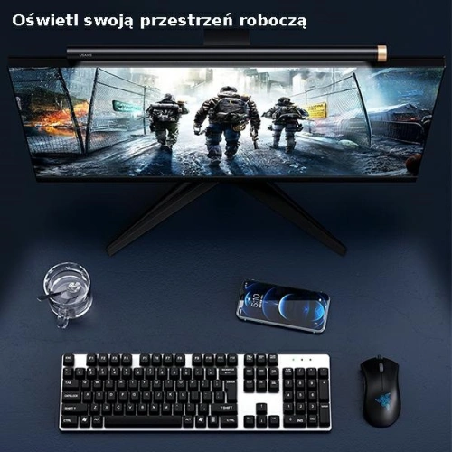 Kup Lampka LED na monitor USAMS Starry Serie s czarny/black ZB224PMD01 - USA457BLK - {ean13} - Sklep Home Screen