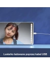Kup Lusterko ze światłem LED do auta USAMS biały/white ZB175CZHZJ01 montowane na osłaonę przeciwsłoneczną - USA460WHT - {ean13} - Sklep Home Screen