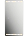 Oglindă cu lumină LED pentru mașină USAMS neagră/black ZB175CZHZJ02 montată pe parasolar.
